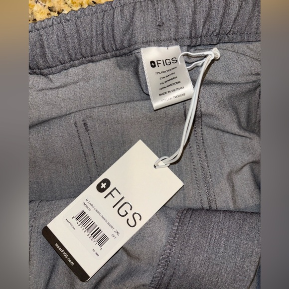 FIGS Mens Cairo Cargo Scrub Pants Graphite Gray Size 2XL Short NWT - Picture 7 of 8